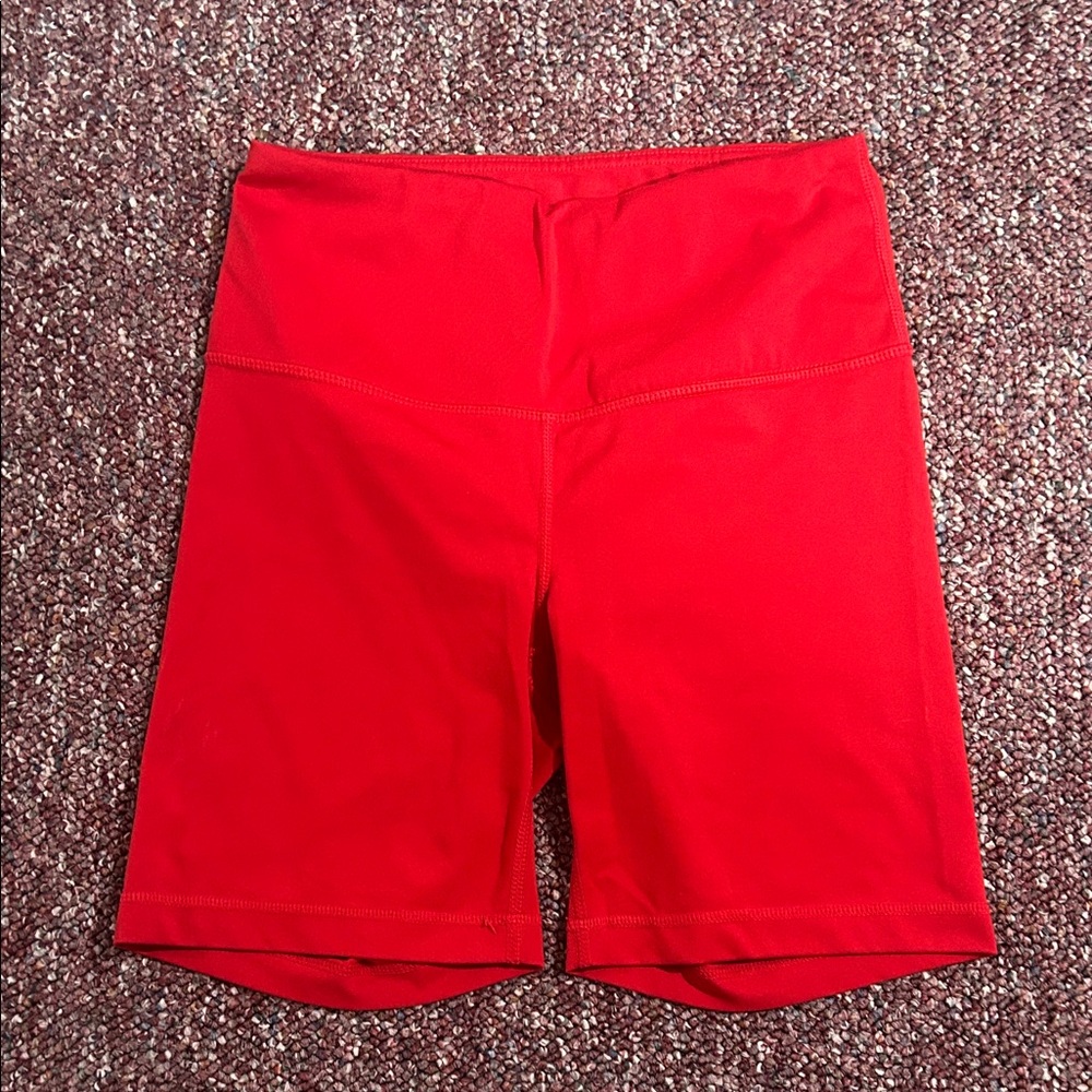 Yogalicious Lux Red Compression Shorts
